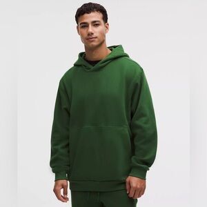 Green Cotton Hoodie – Size L